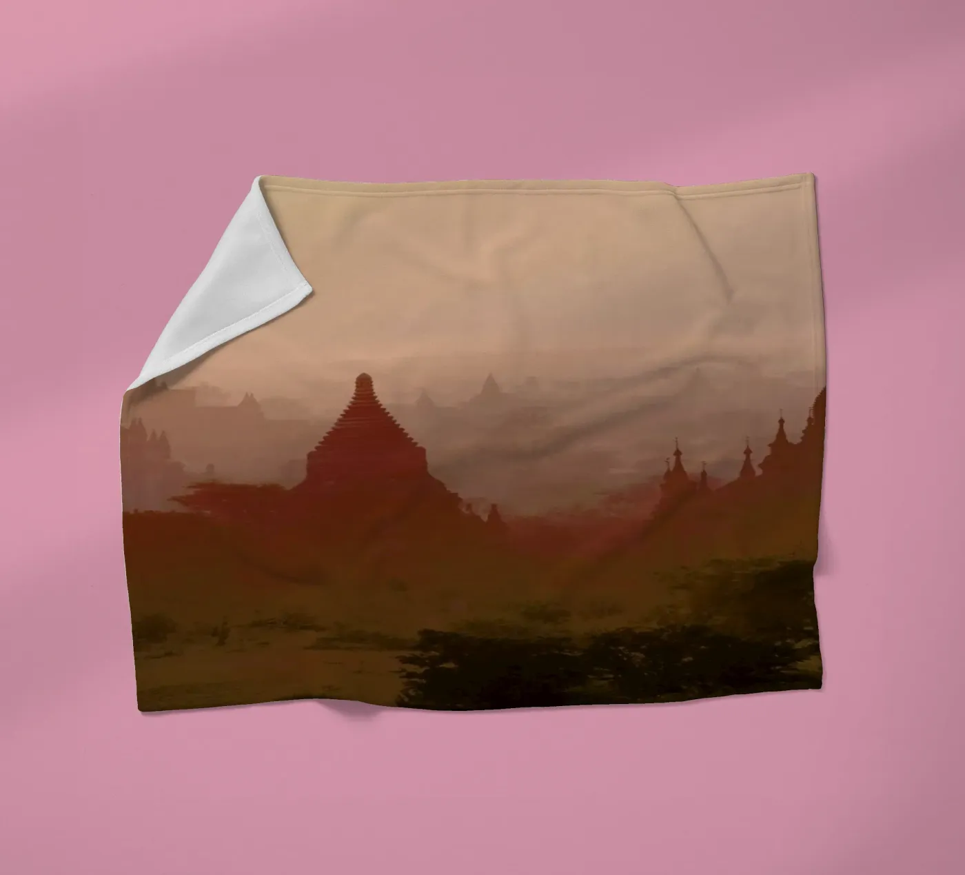 Bagan fleece blanket by Michael Belhadi