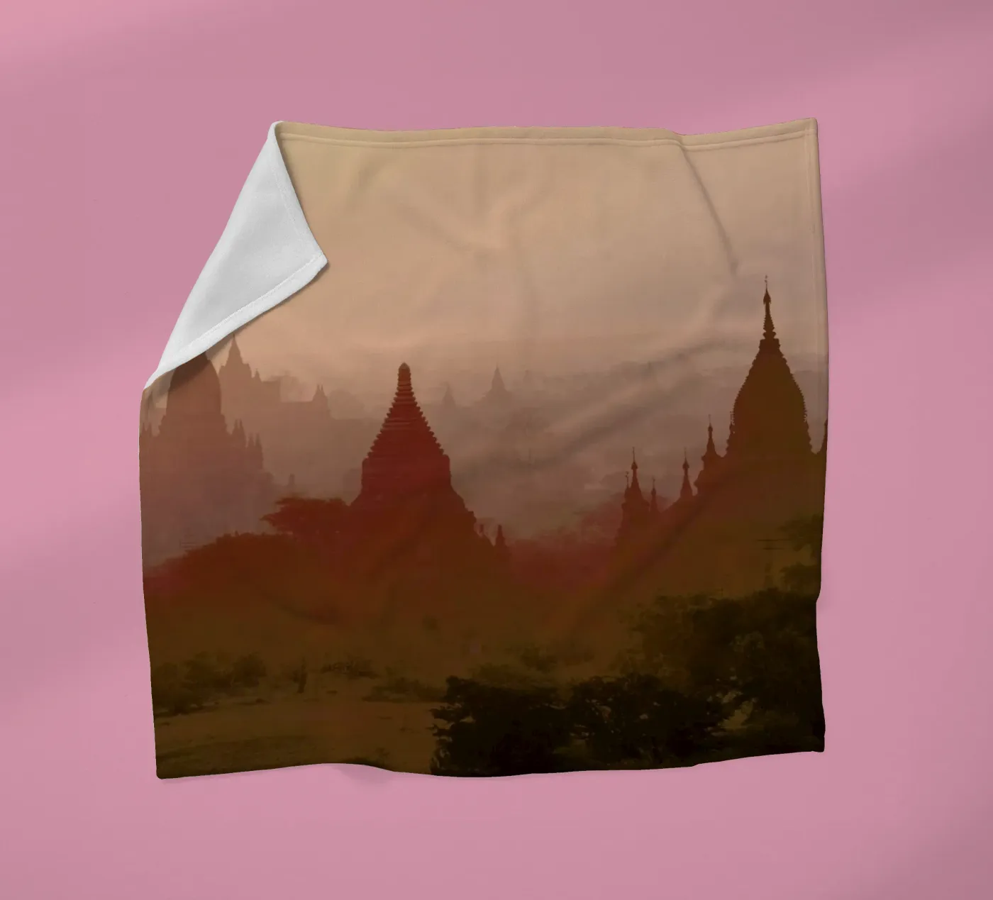 Bagan fleece blanket by Michael Belhadi