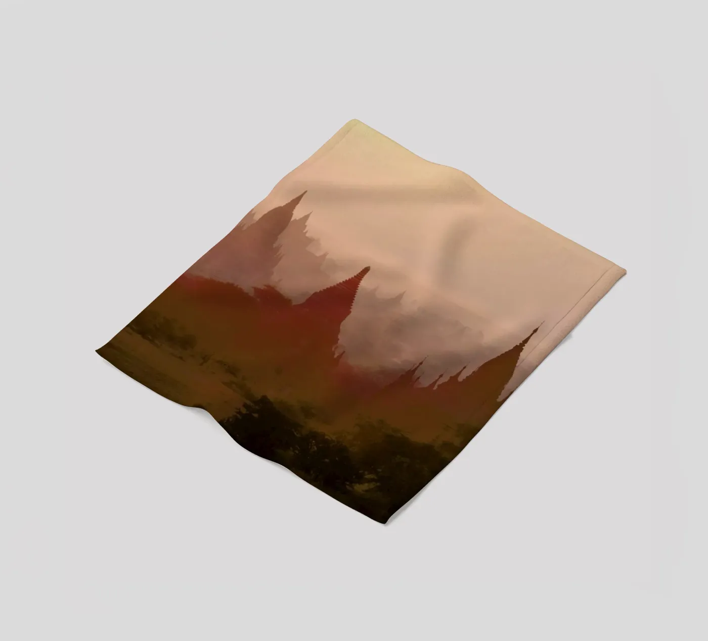 Bagan fleece blanket by Michael Belhadi