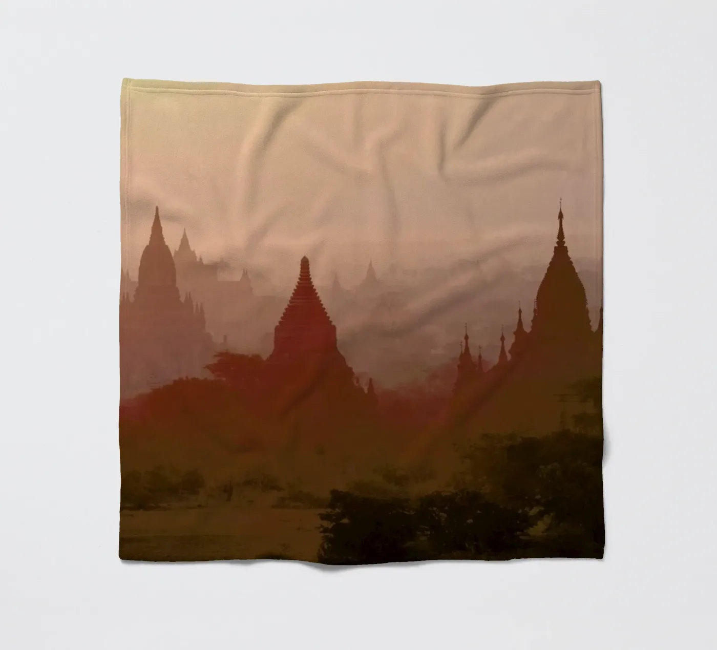 Bagan fleece blanket by Michael Belhadi