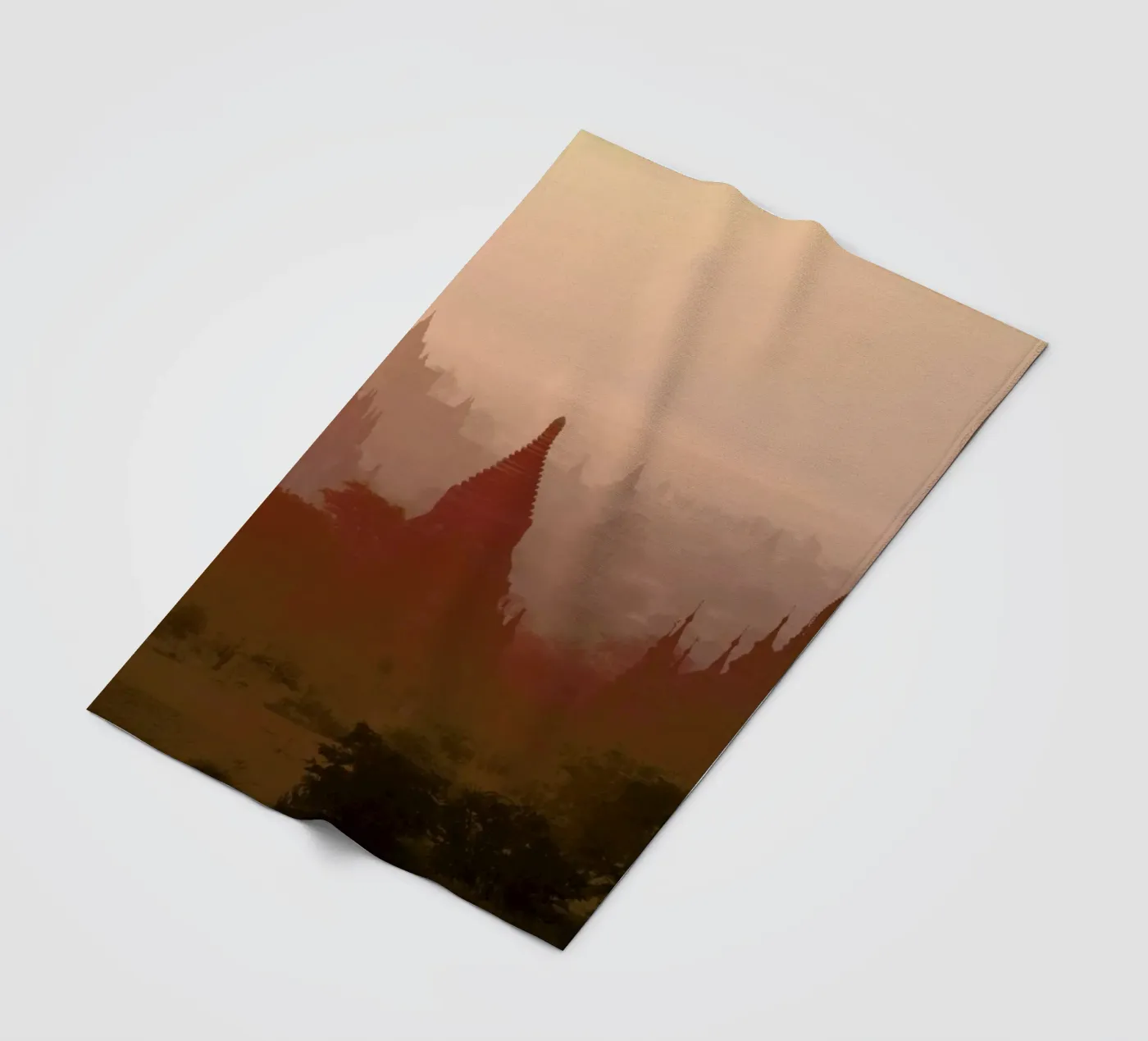 Bagan fleece blanket by Michael Belhadi