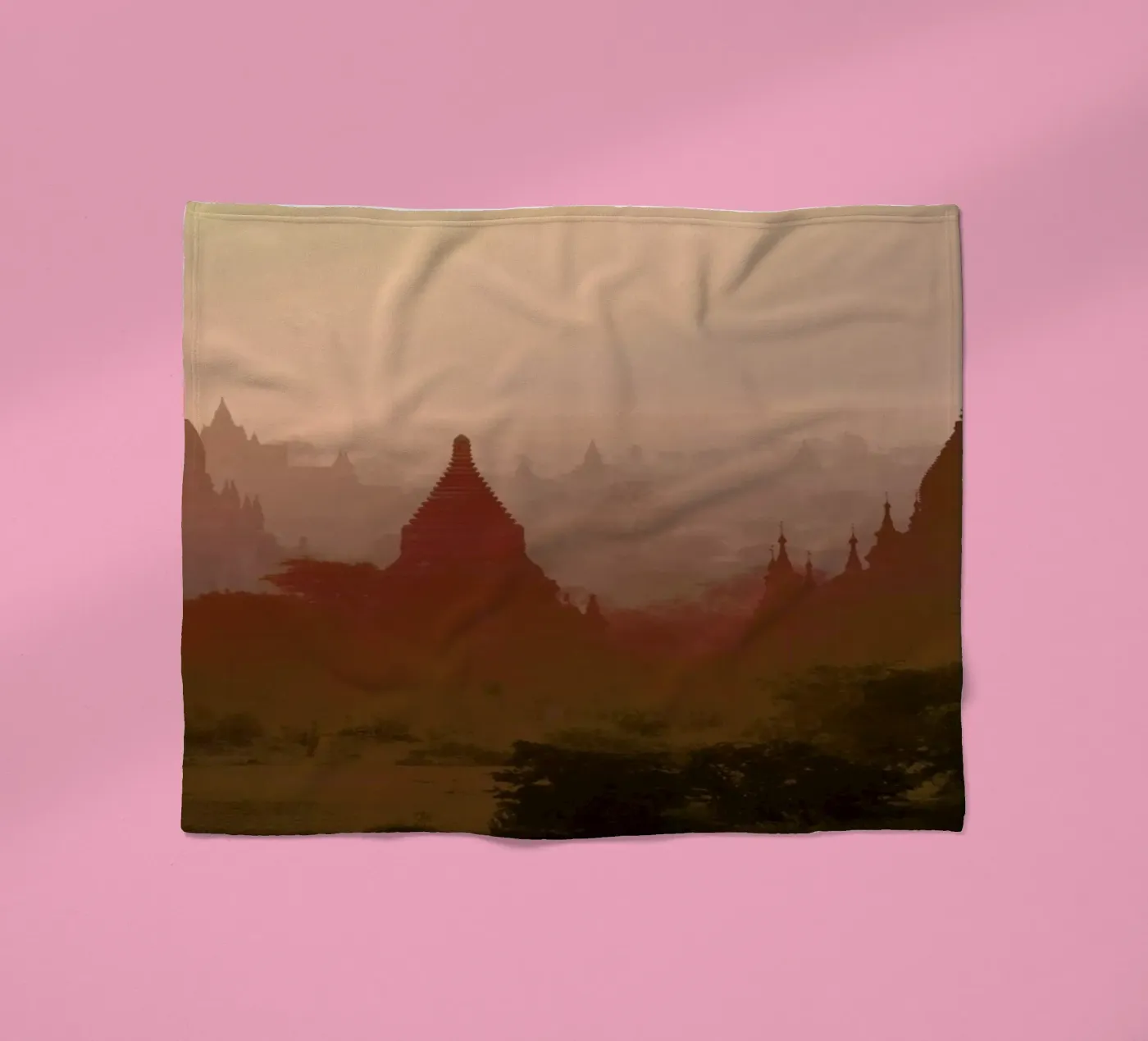 Bagan fleece blanket by Michael Belhadi