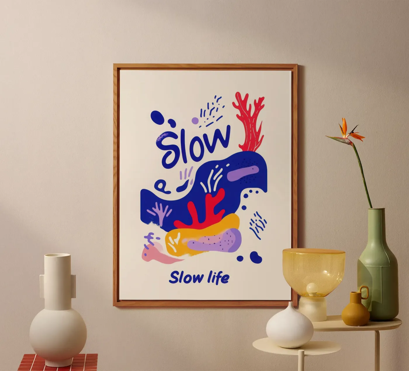 Slow pannello forex da Art Typo Essentiel