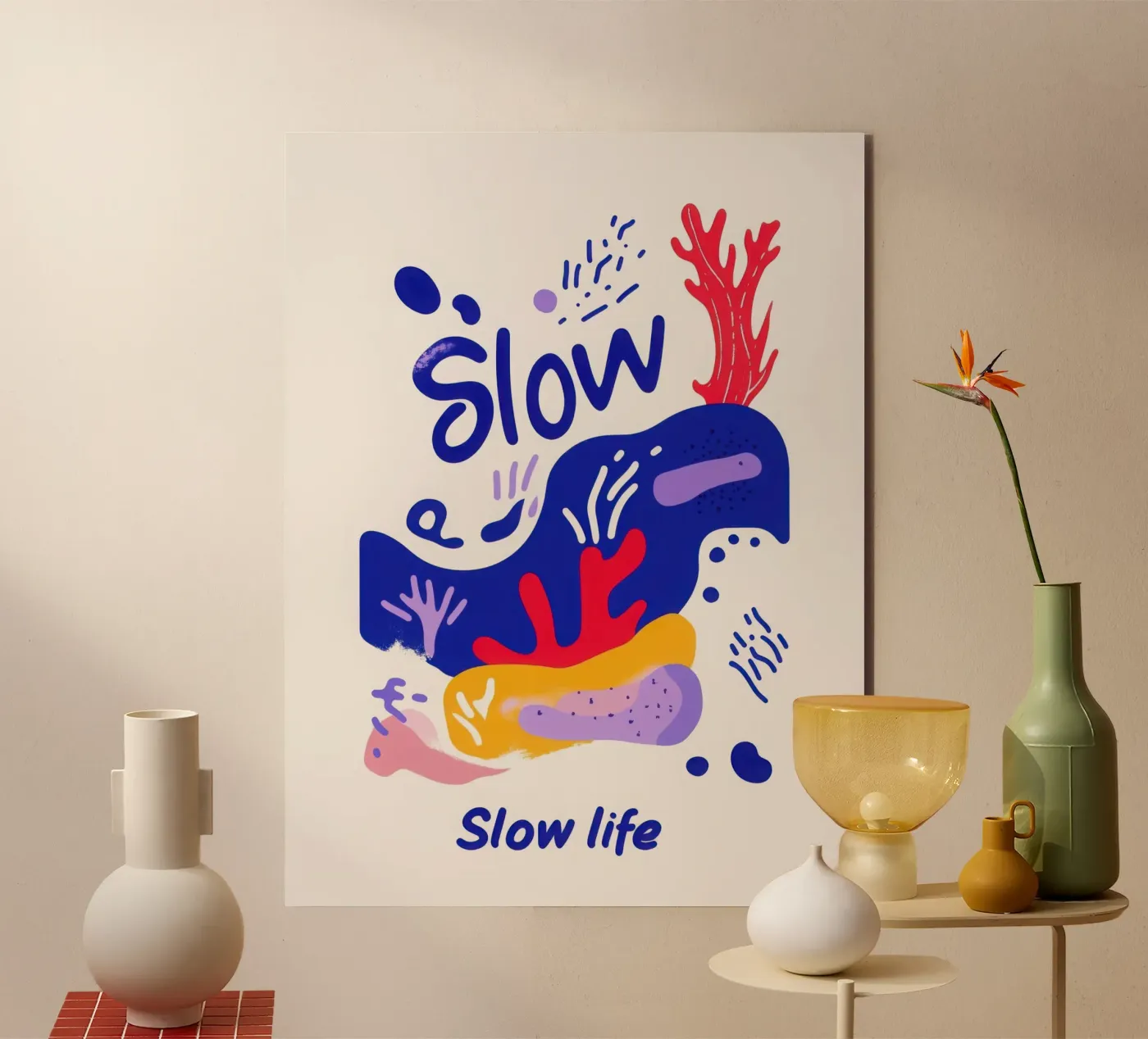 Slow pannello forex da Art Typo Essentiel