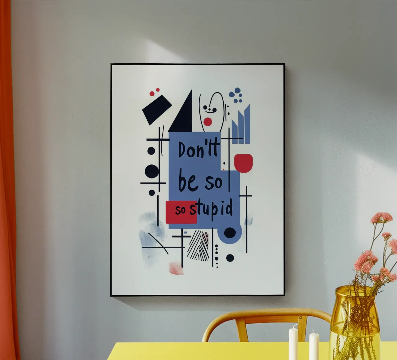 So stupid plexiglass da Art Typo Essentiel