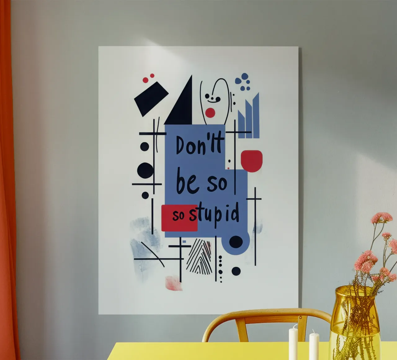 So stupid plexiglass da Art Typo Essentiel