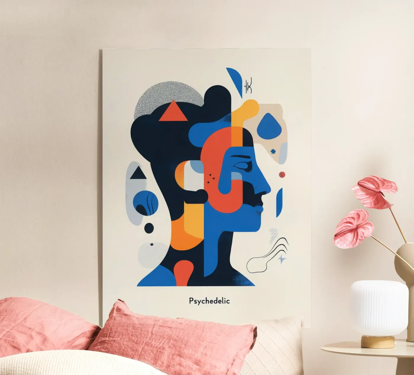 Psychedelic acryl van Art Typo Essentiel
