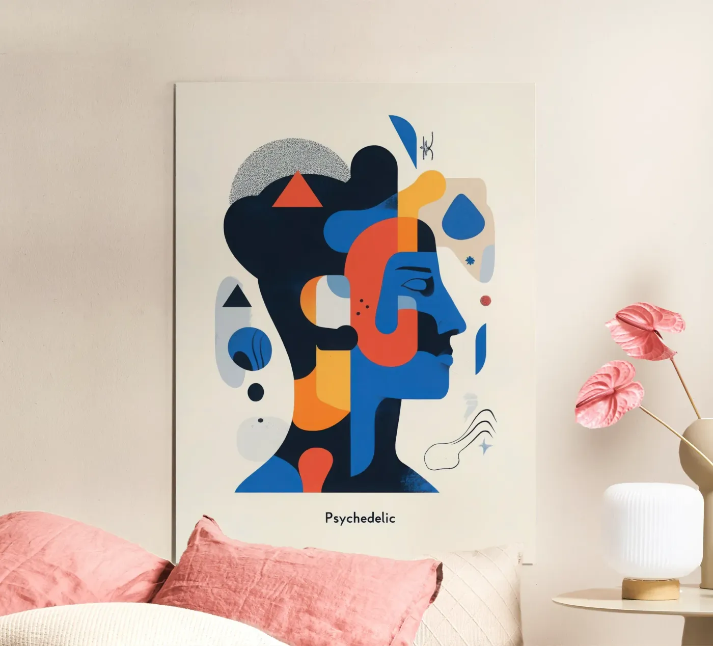 Psychedelic poster by Art Typo Essentiel