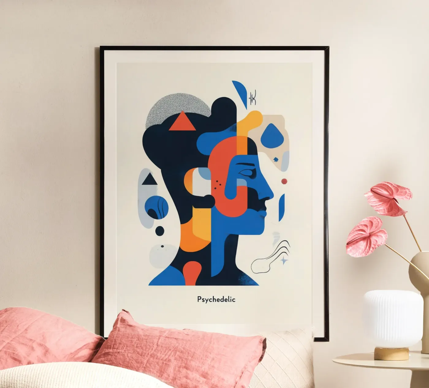 Psychedelic poster by Art Typo Essentiel