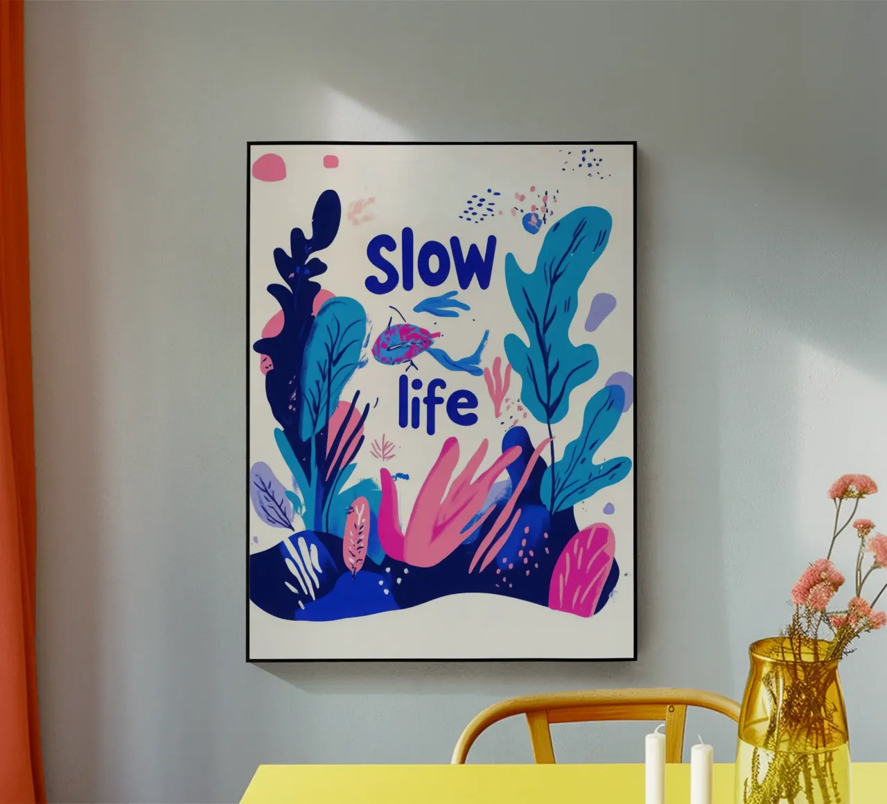 Slow life plexiglass da Art Typo Essentiel