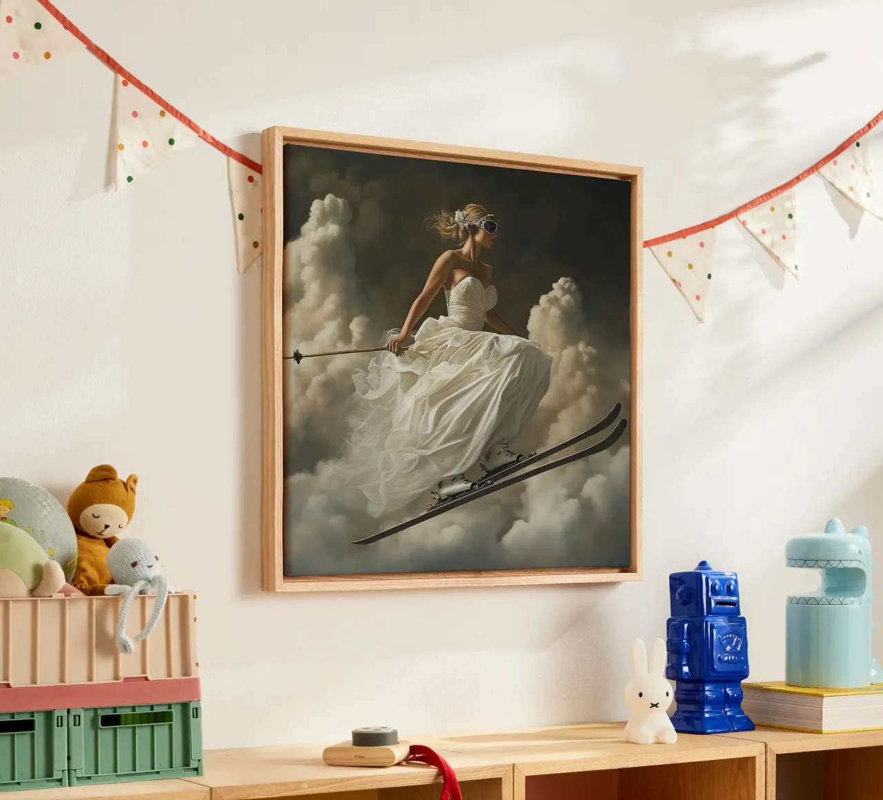 Bruid skiet canvas met Baklijst van Motivate-Today