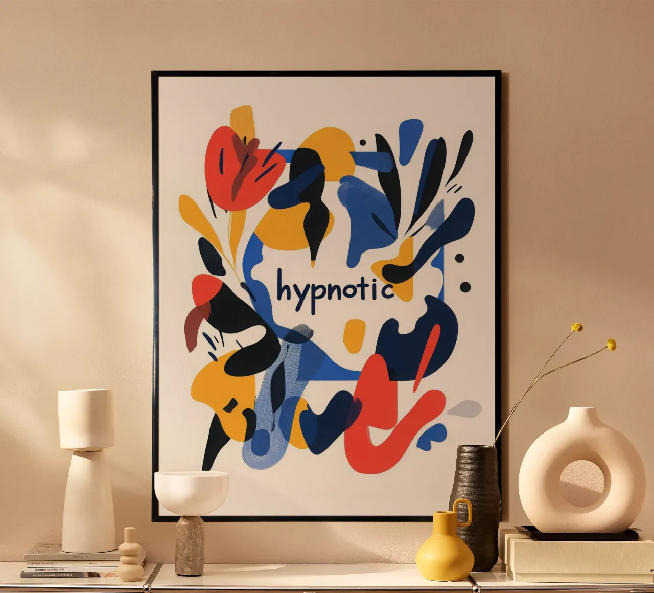 Hypnotic poster by Art Typo Essentiel