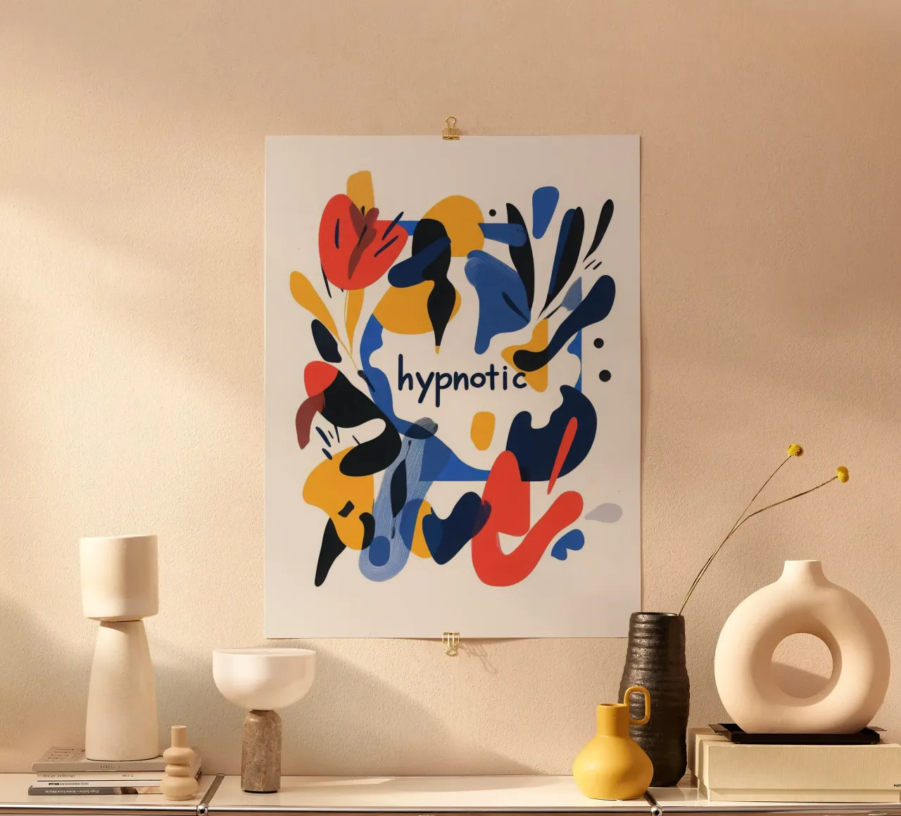 Hypnotic poster by Art Typo Essentiel