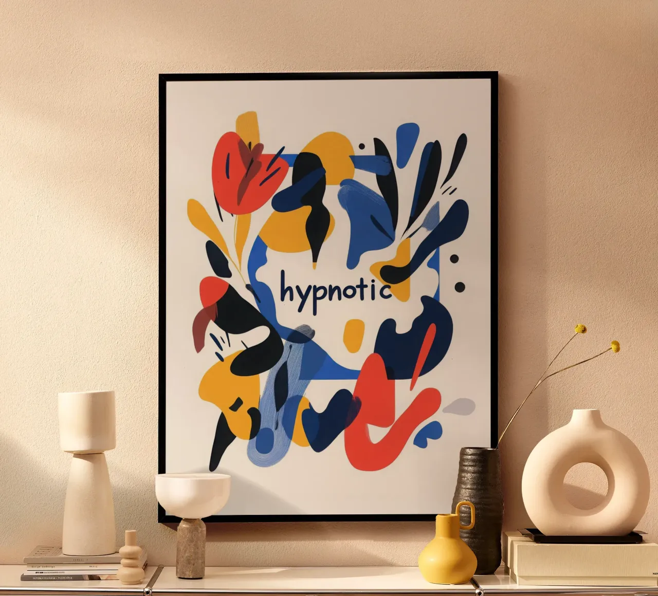 Hypnotic poster by Art Typo Essentiel