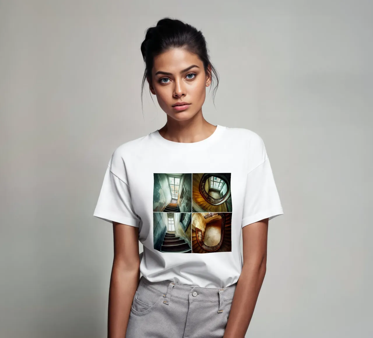 Window & Stairs t-shirt by Motivate-Today