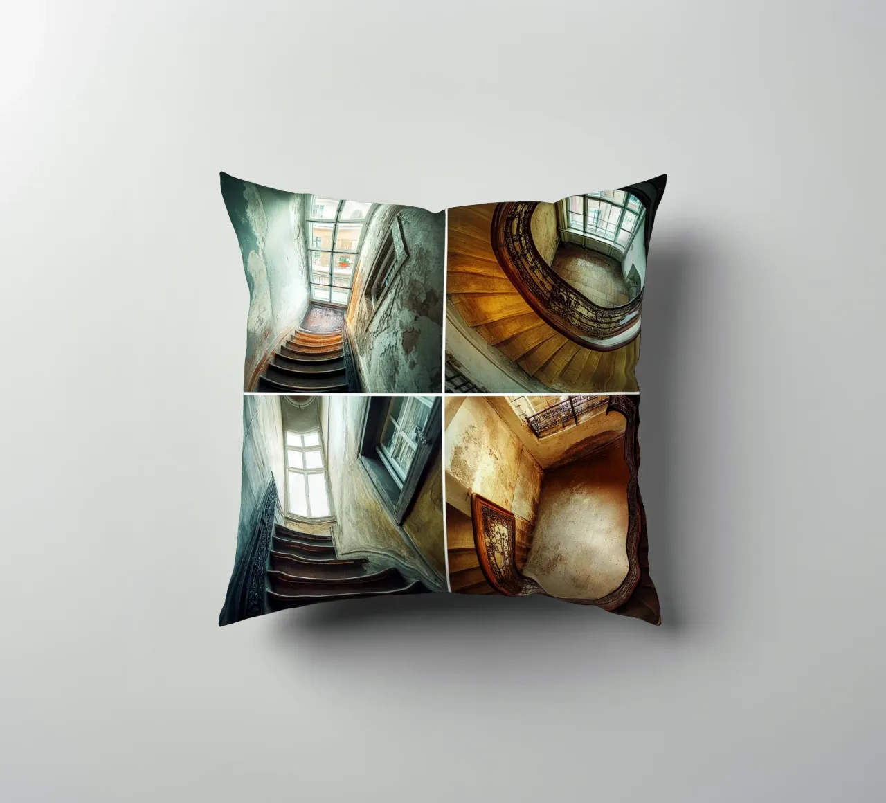 Window & Stairs decorative cushion by Motivate-Today