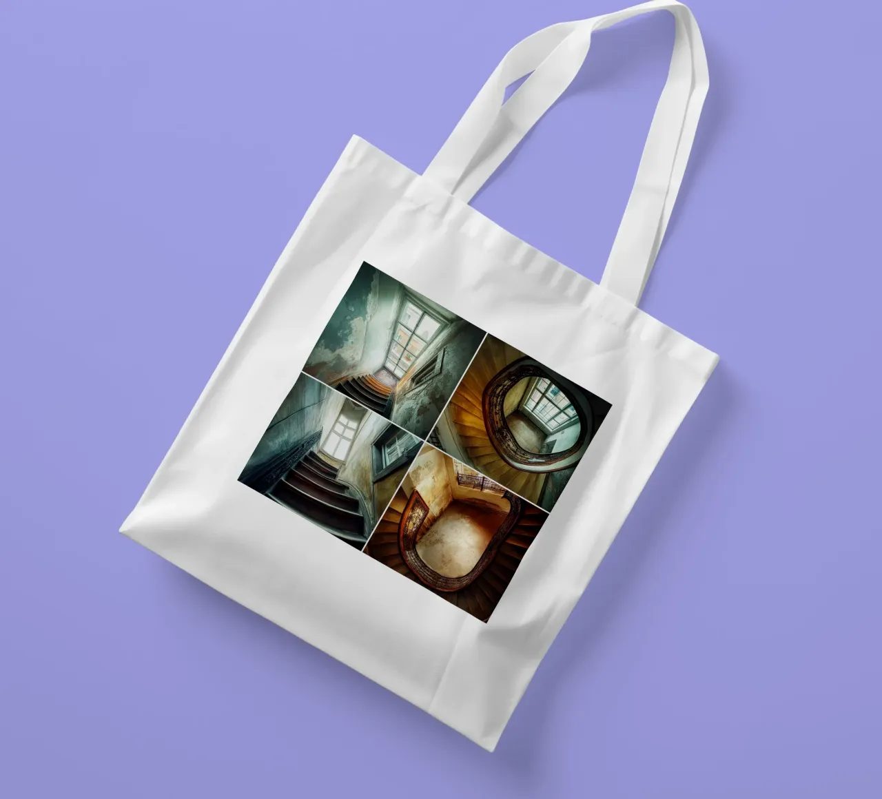 Window & Stairs tote bag by Motivate-Today