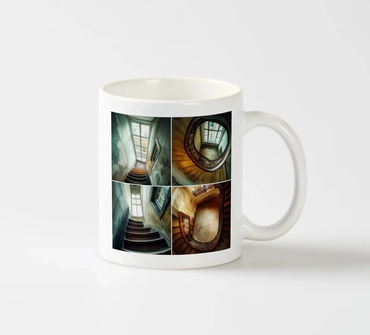Finestra e scale tazza in ceramica da Motivate-Today
