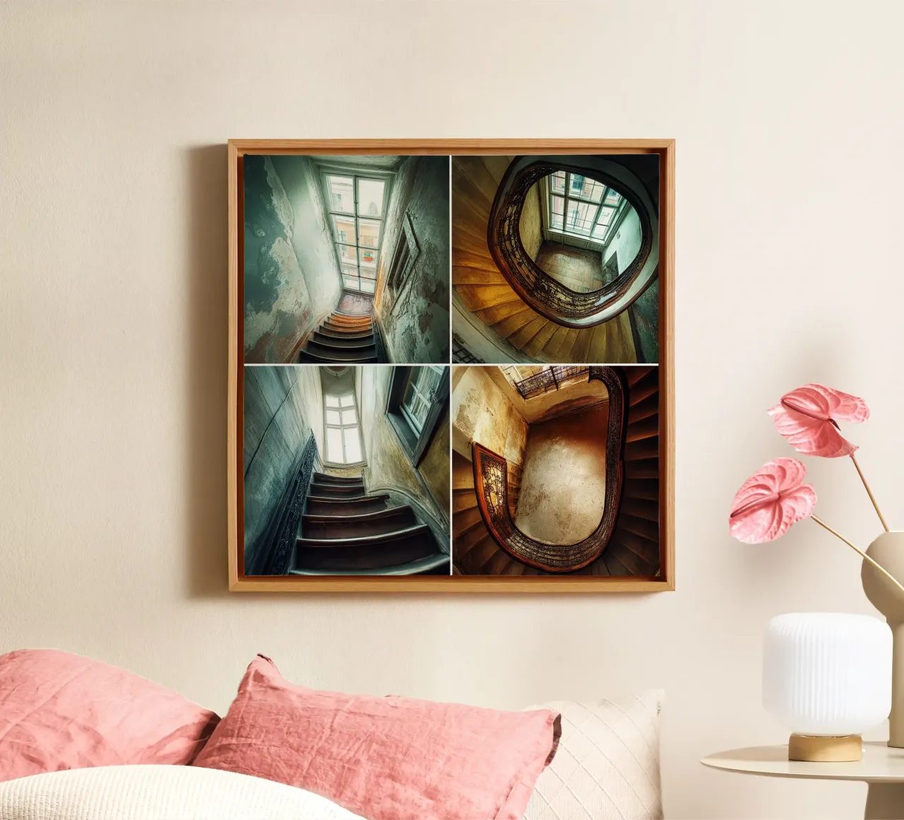 Window & Stairs canvas by Motivate-Today