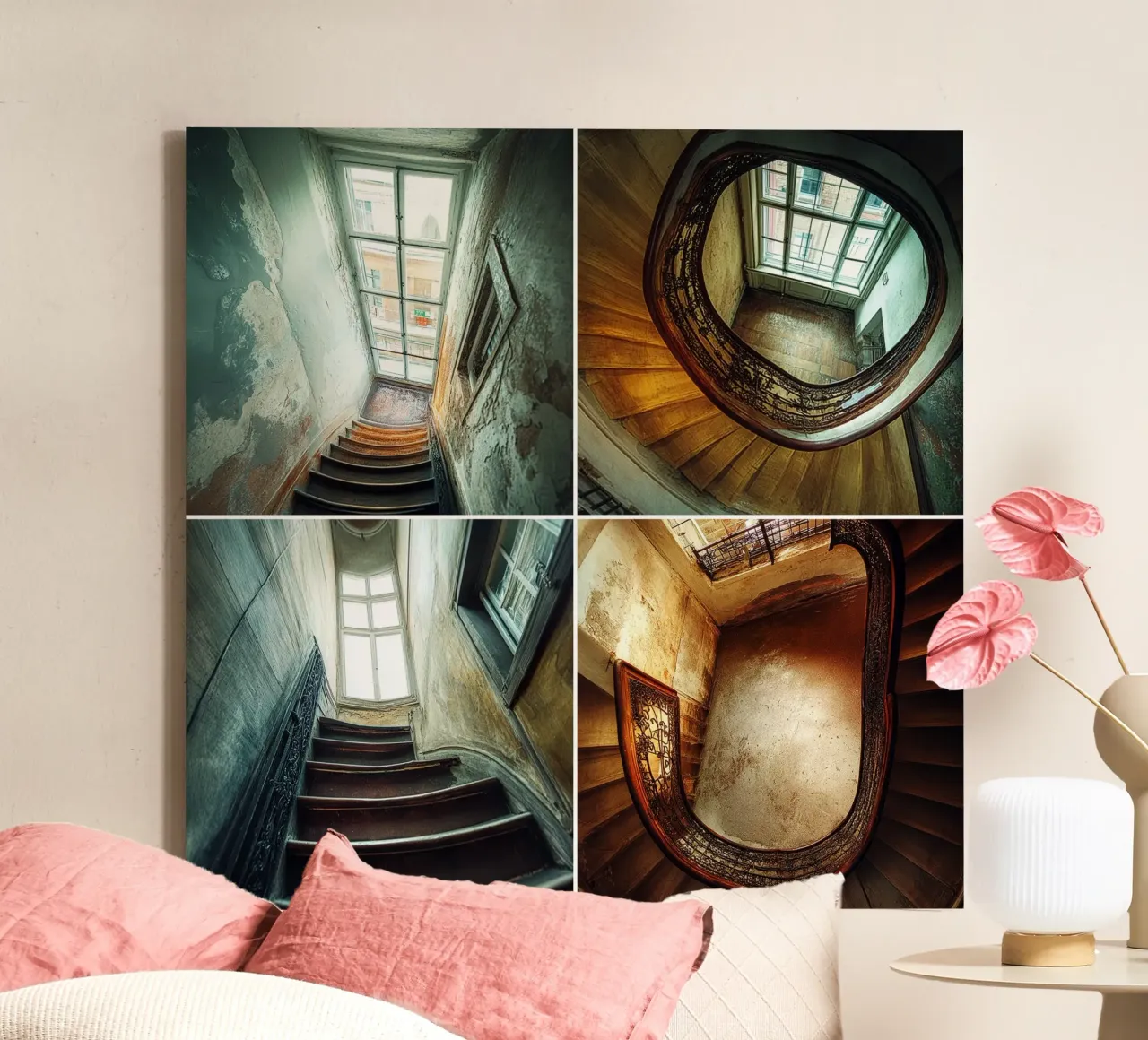 Window & Stairs canvas by Motivate-Today