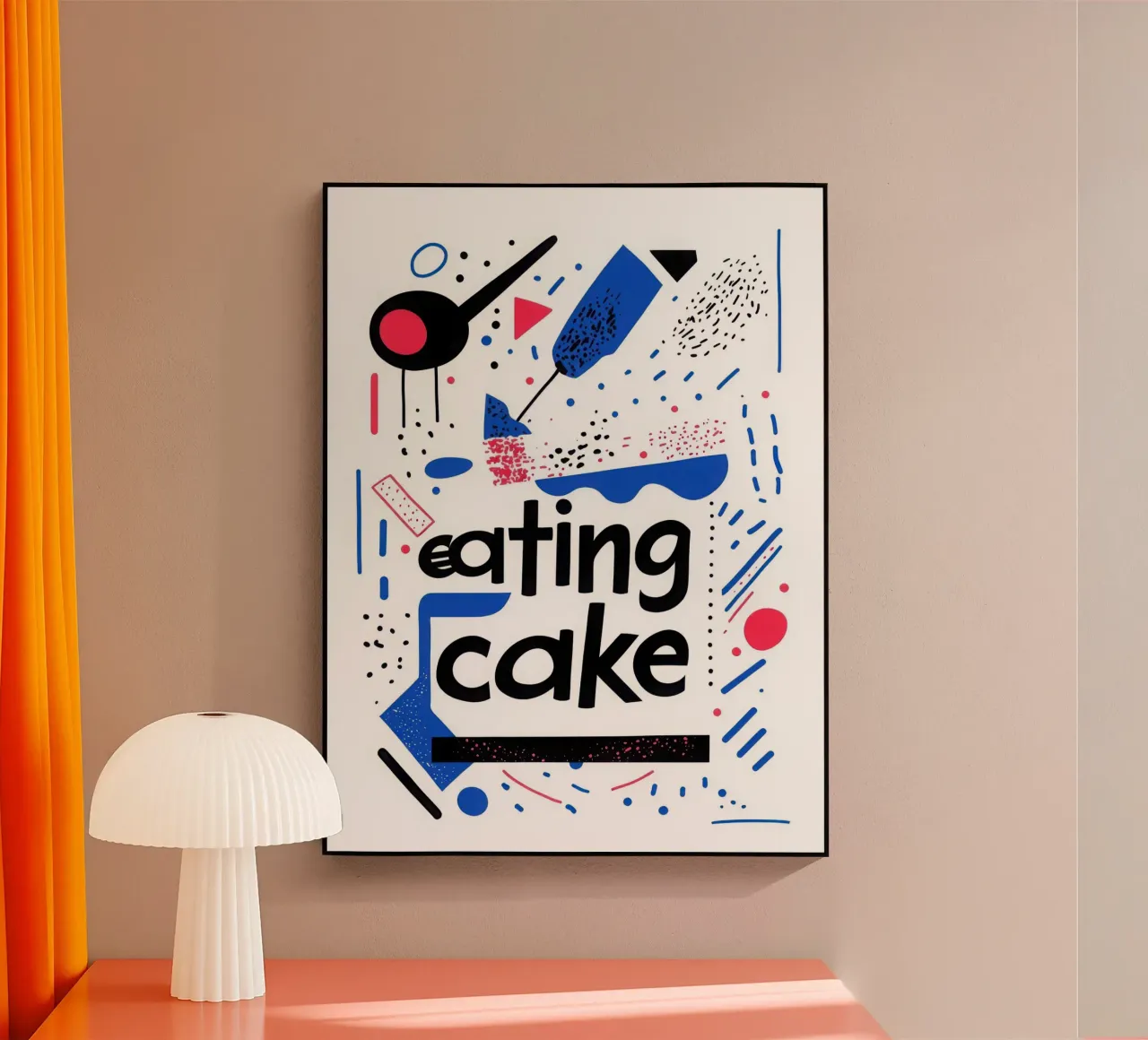 Eating Cake - 2 plexiglass da Art Typo Essentiel