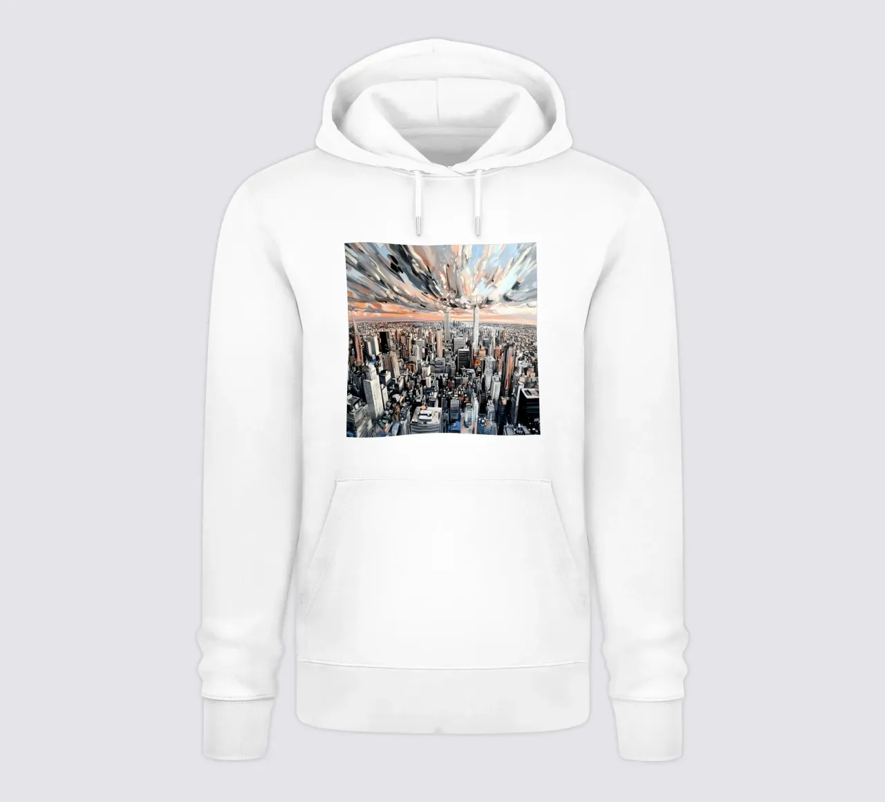 Pittura di New York felpa con cappuccio da Motivate-Today