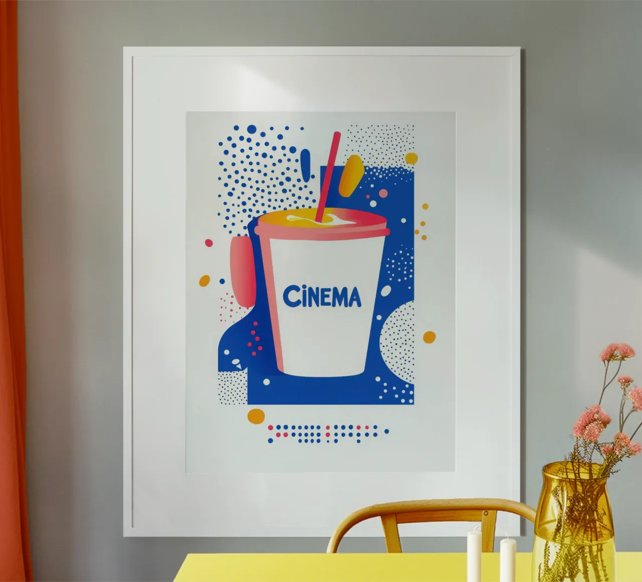 Cinéma poster da Art Typo Essentiel