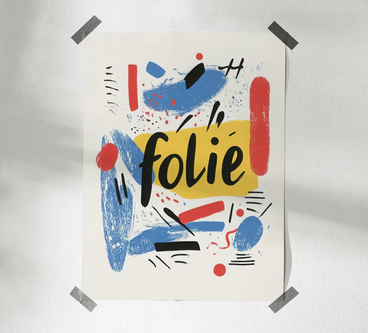 Folie poster da Art Typo Essentiel
