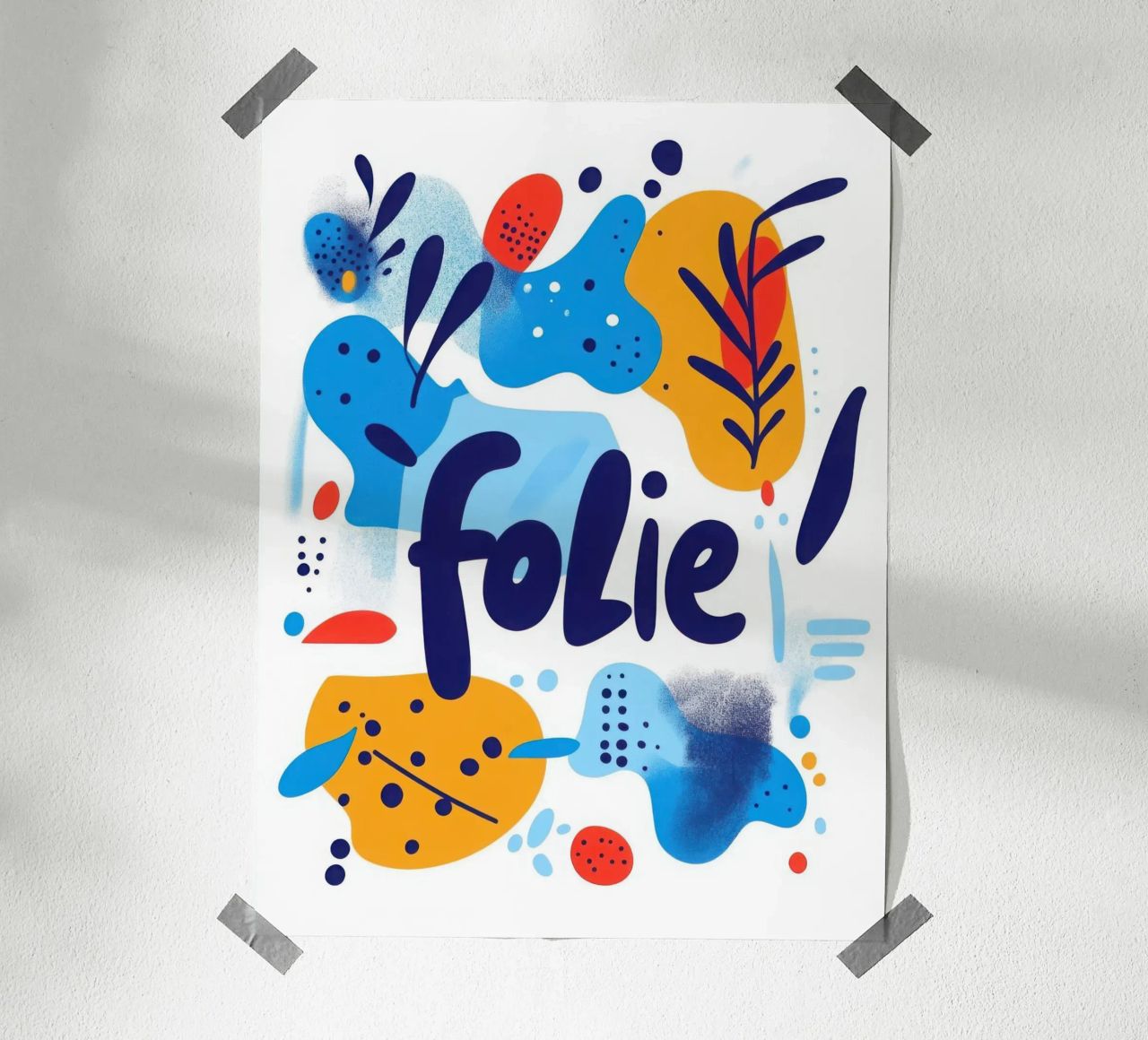 Folie - 2 Poster von Art Typo Essentiel