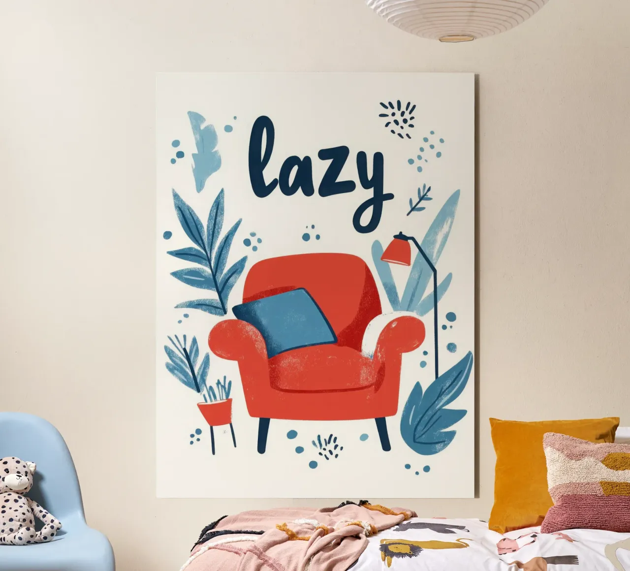 Lazy alluminio dibond da Art Typo Essentiel