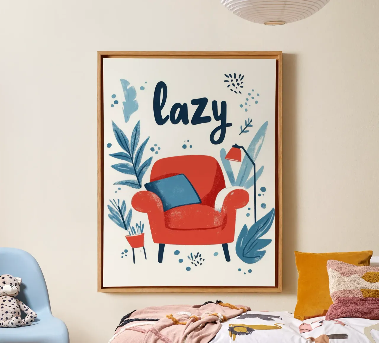 Lazy canvas by Art Typo Essentiel