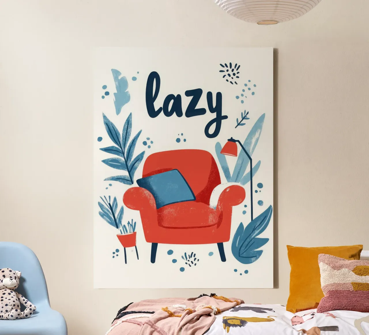 Lazy canvas by Art Typo Essentiel