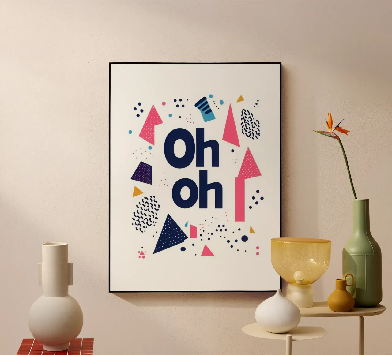 Oh oh plexiglass da Art Typo Essentiel