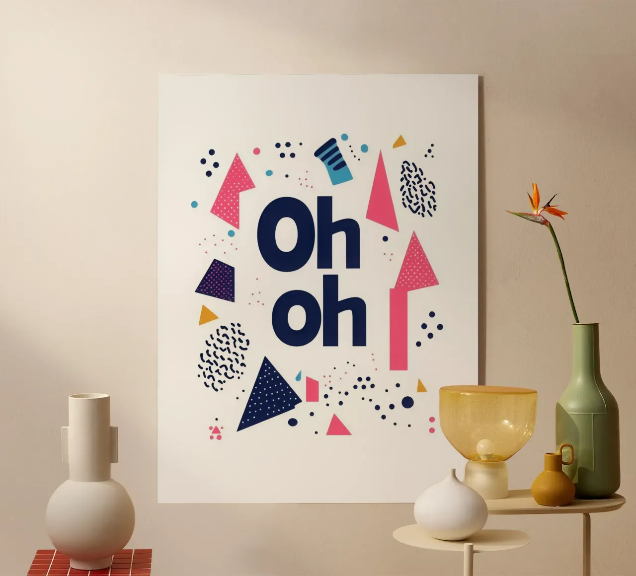 Oh oh plexiglass da Art Typo Essentiel