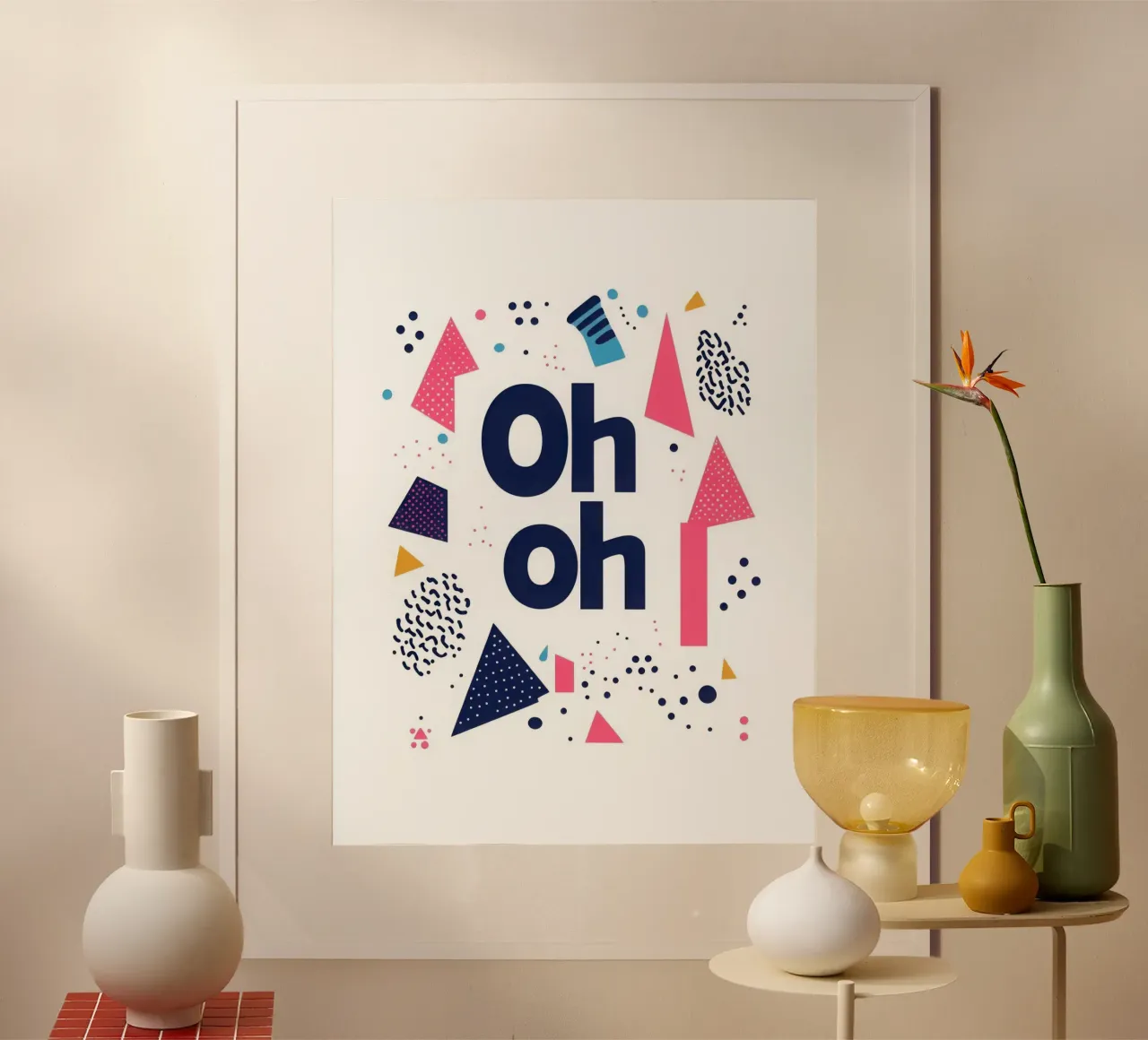 Oh oh poster da Art Typo Essentiel