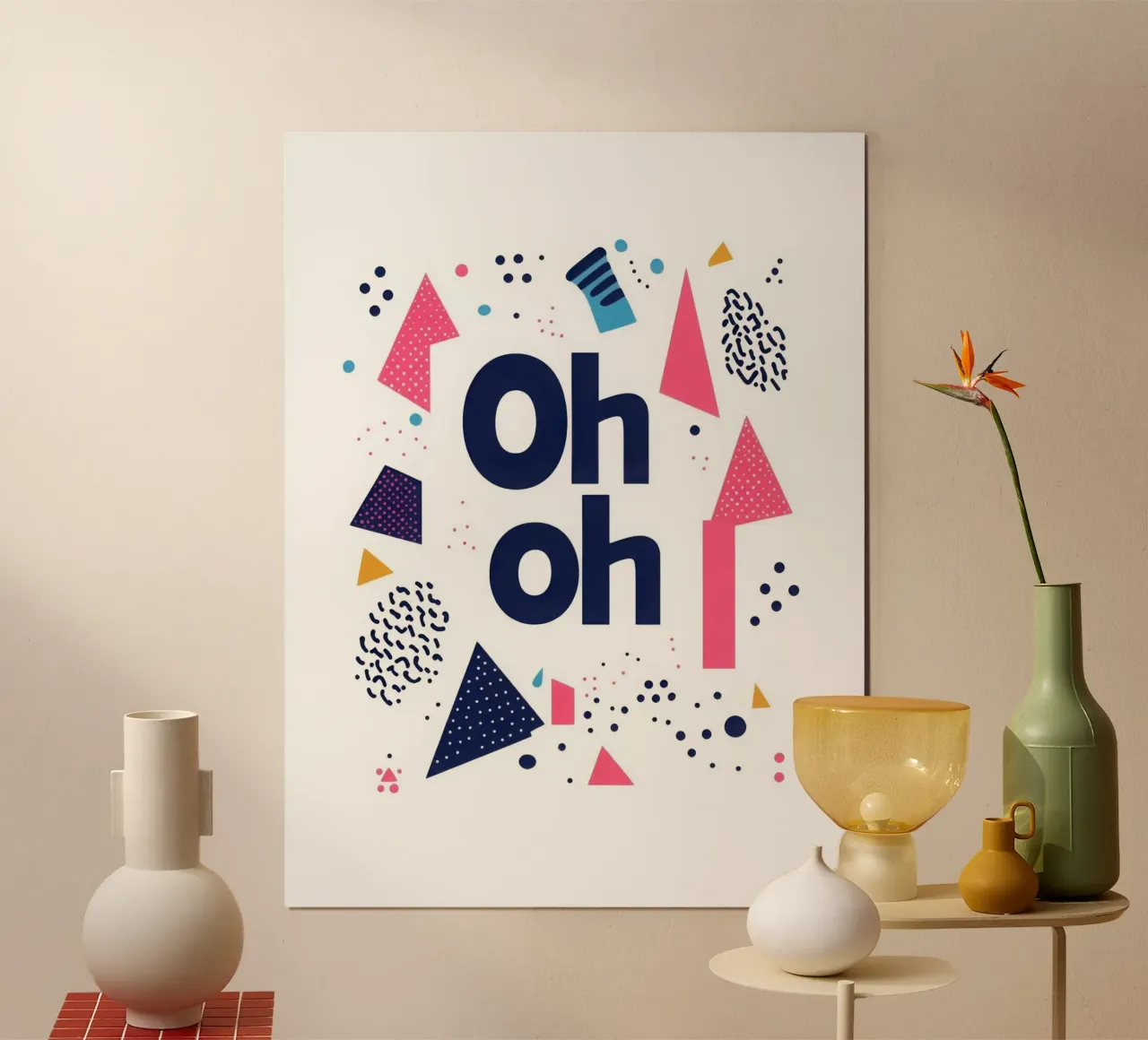 Oh oh poster da Art Typo Essentiel