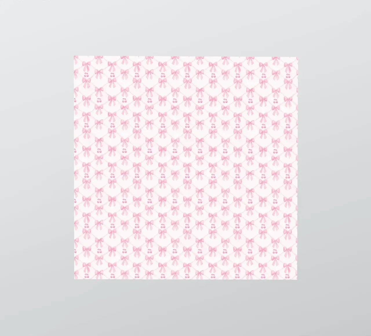 Blush Pink Bows Cherries Coquette Bow Aesthetic Preppy Y2K sticker by Gentle Echoes Art