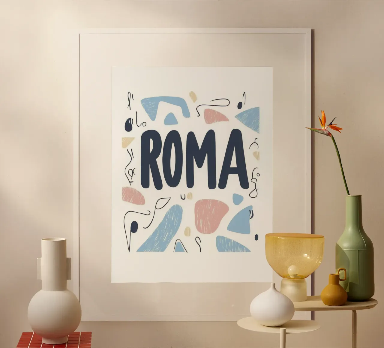 Roma - 2 poster da Art Typo Essentiel