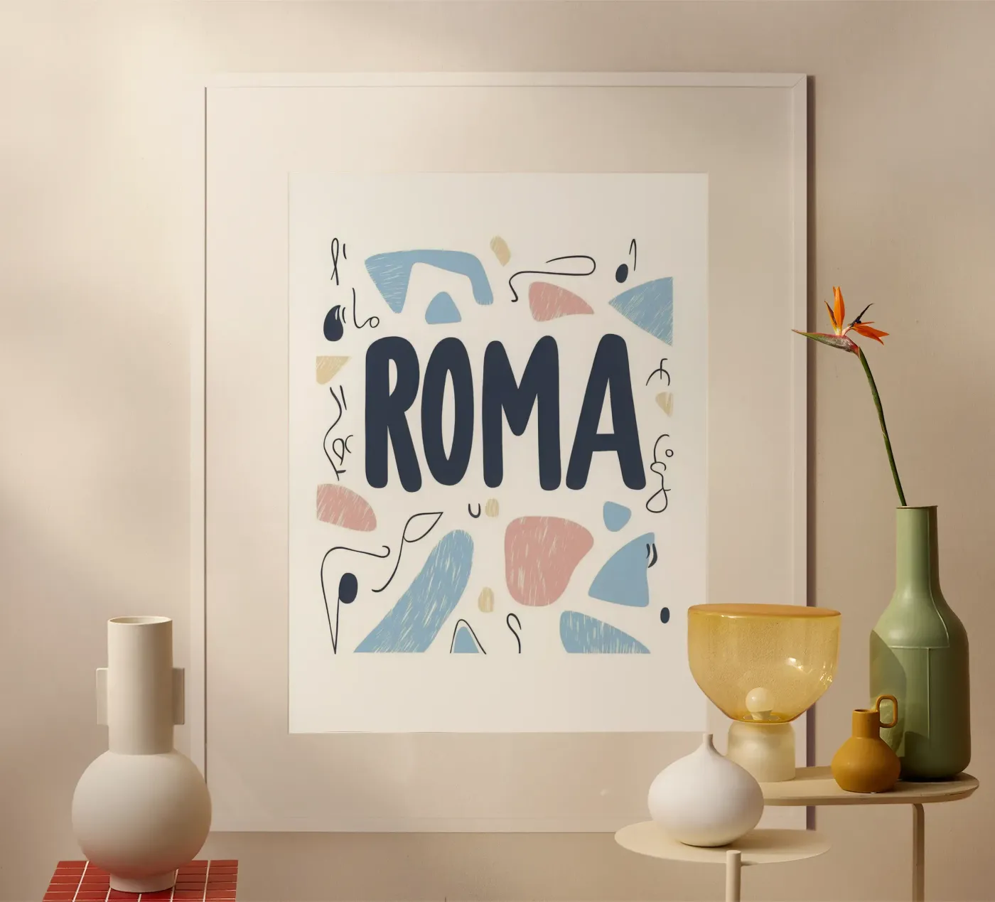 Roma - 2 poster van Art Typo Essentiel