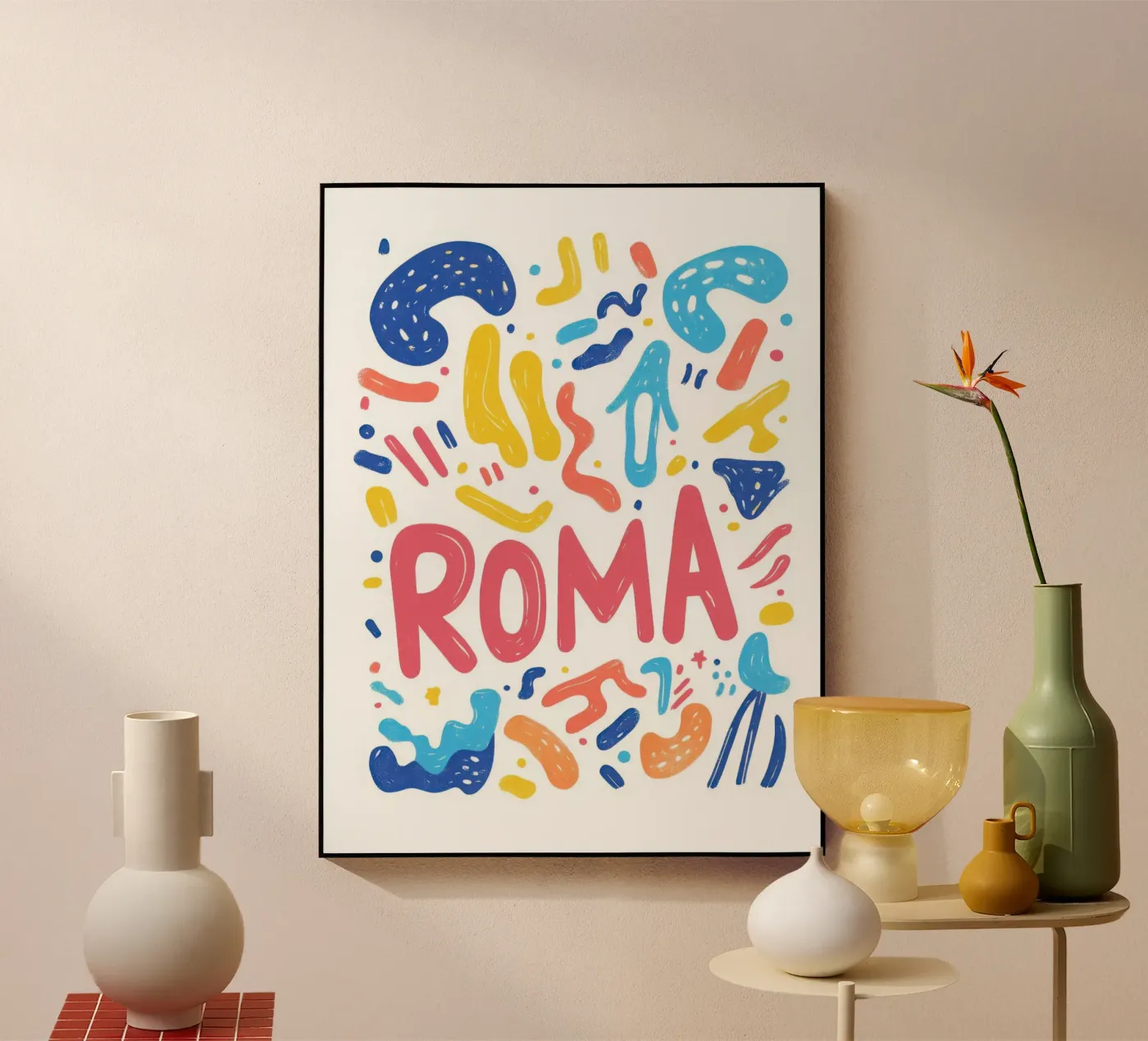 Roma - 4 Acryl-Glas von Art Typo Essentiel