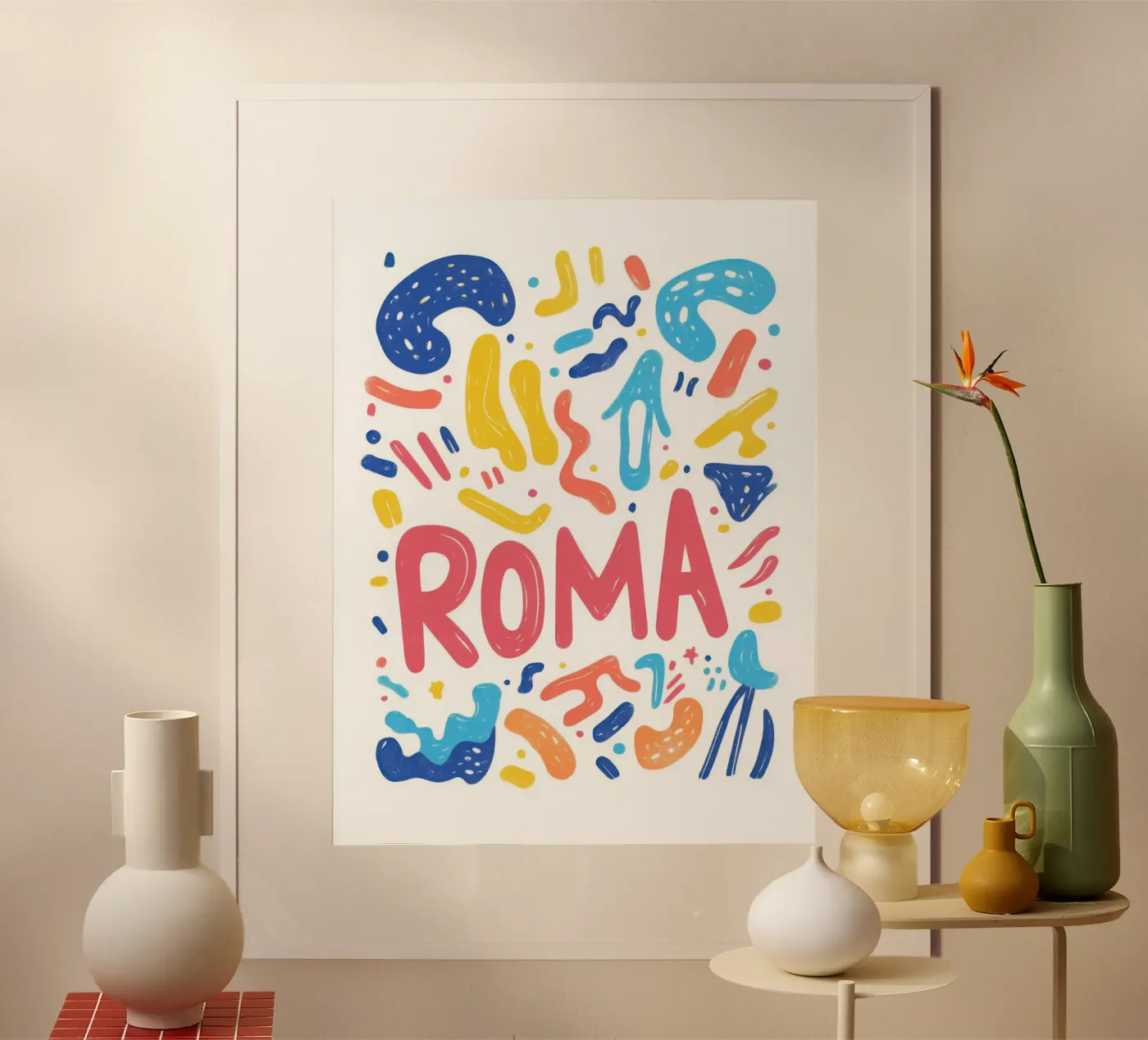 Roma - 4 poster da Art Typo Essentiel