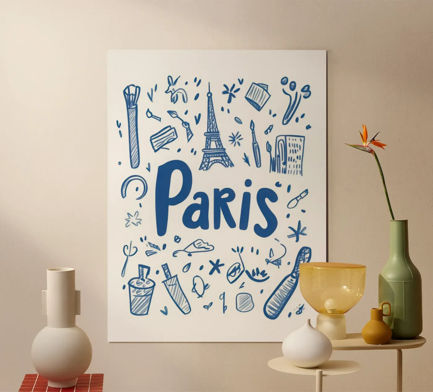 Paris - 2 poster van Art Typo Essentiel