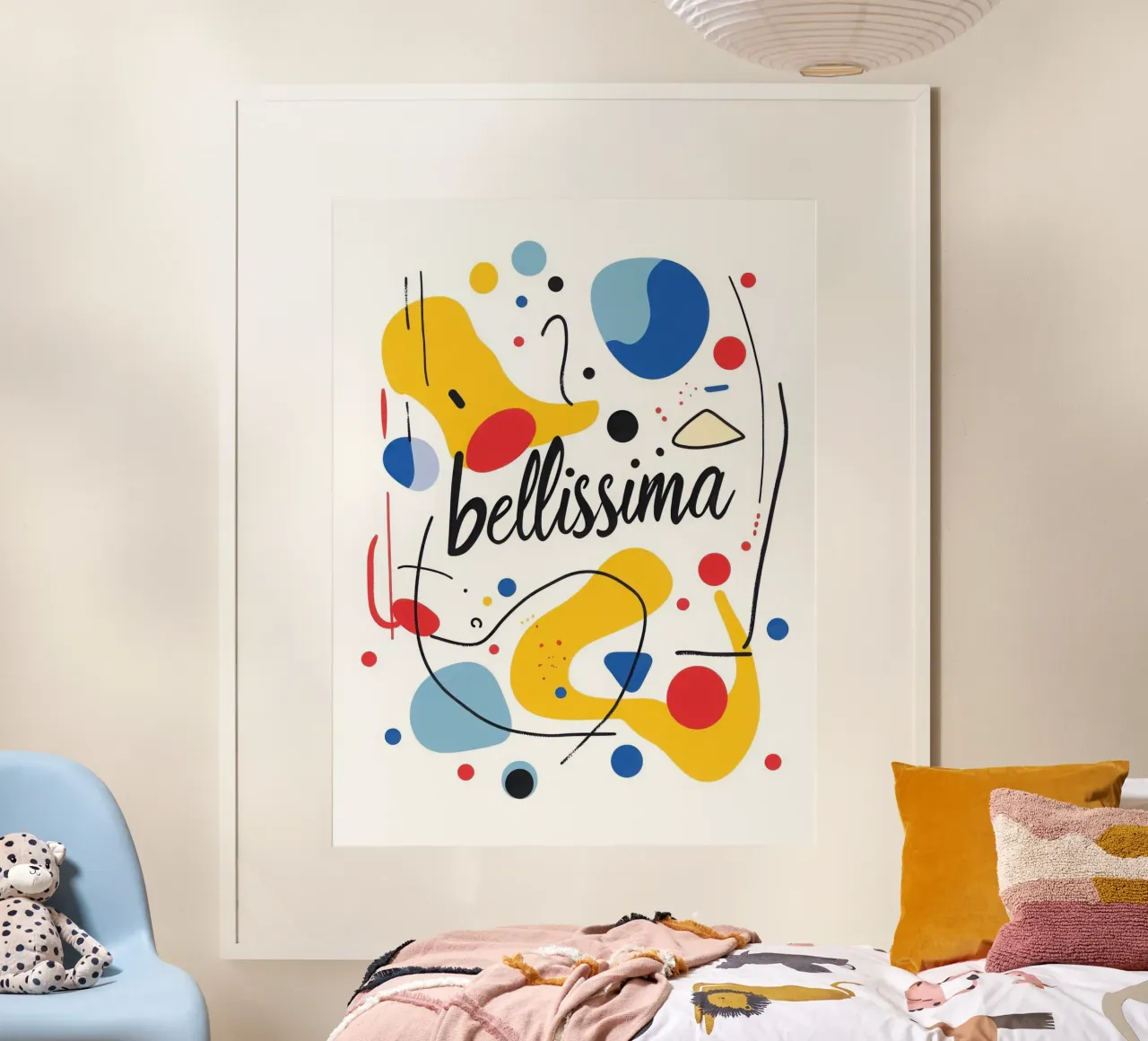 Bellissima poster with aluminum frame by Art Typo Essentiel