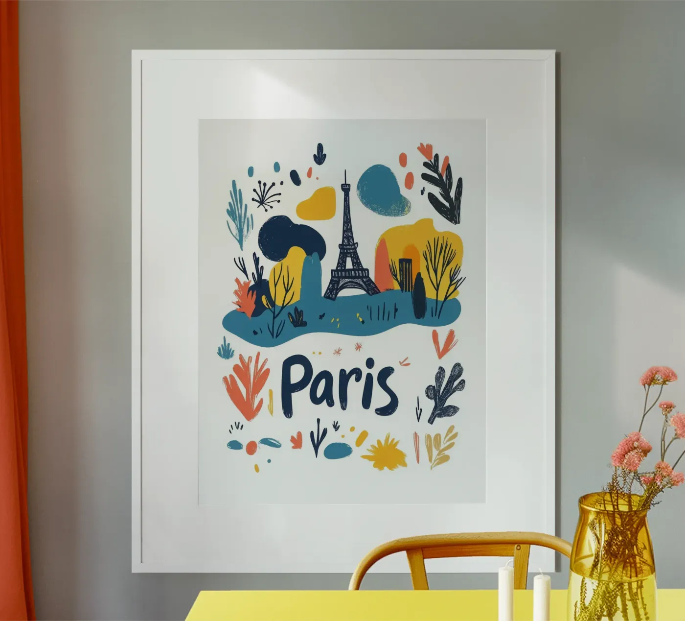 Paris - 3 poster by Art Typo Essentiel