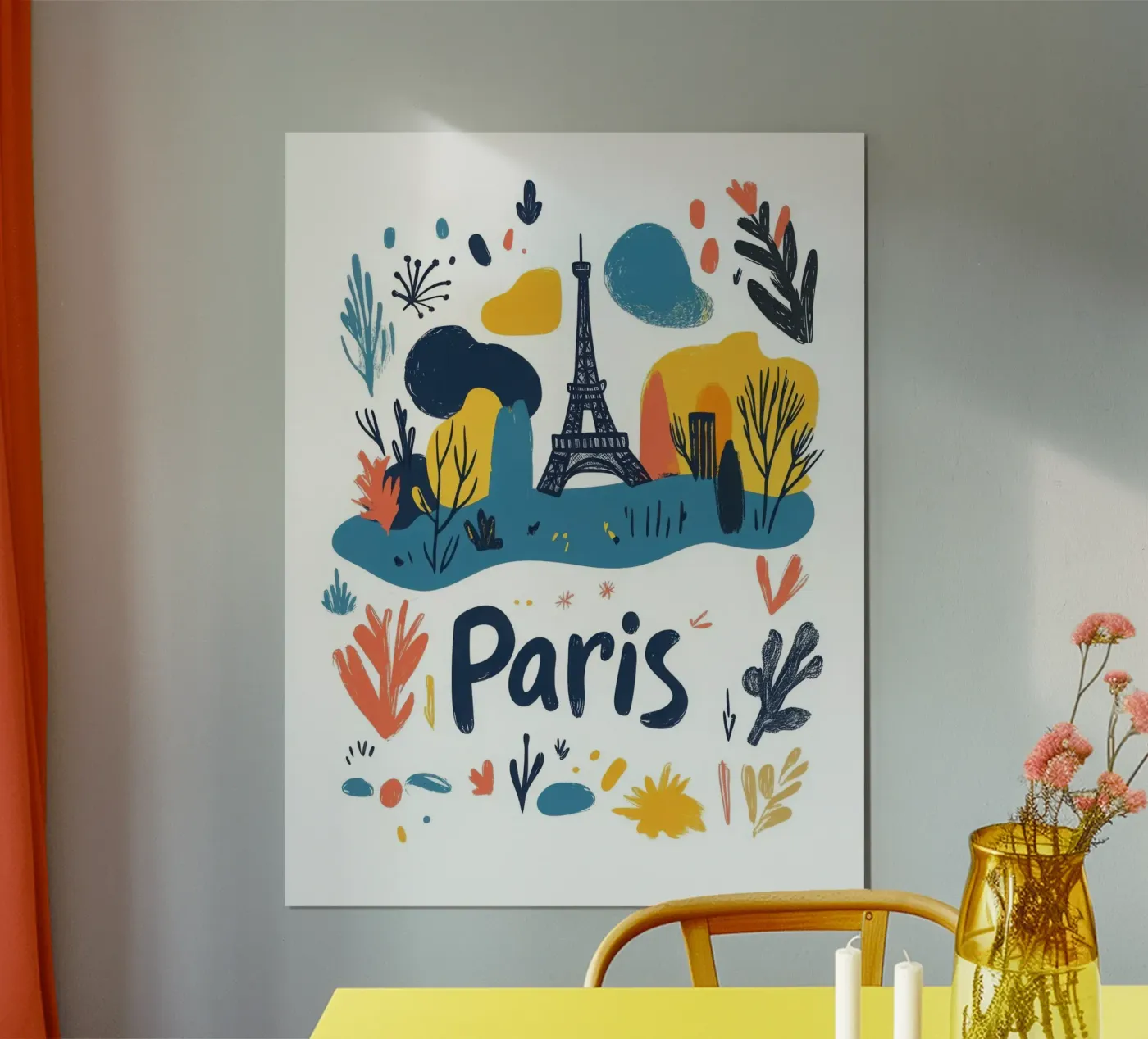 Paris - 3 poster by Art Typo Essentiel