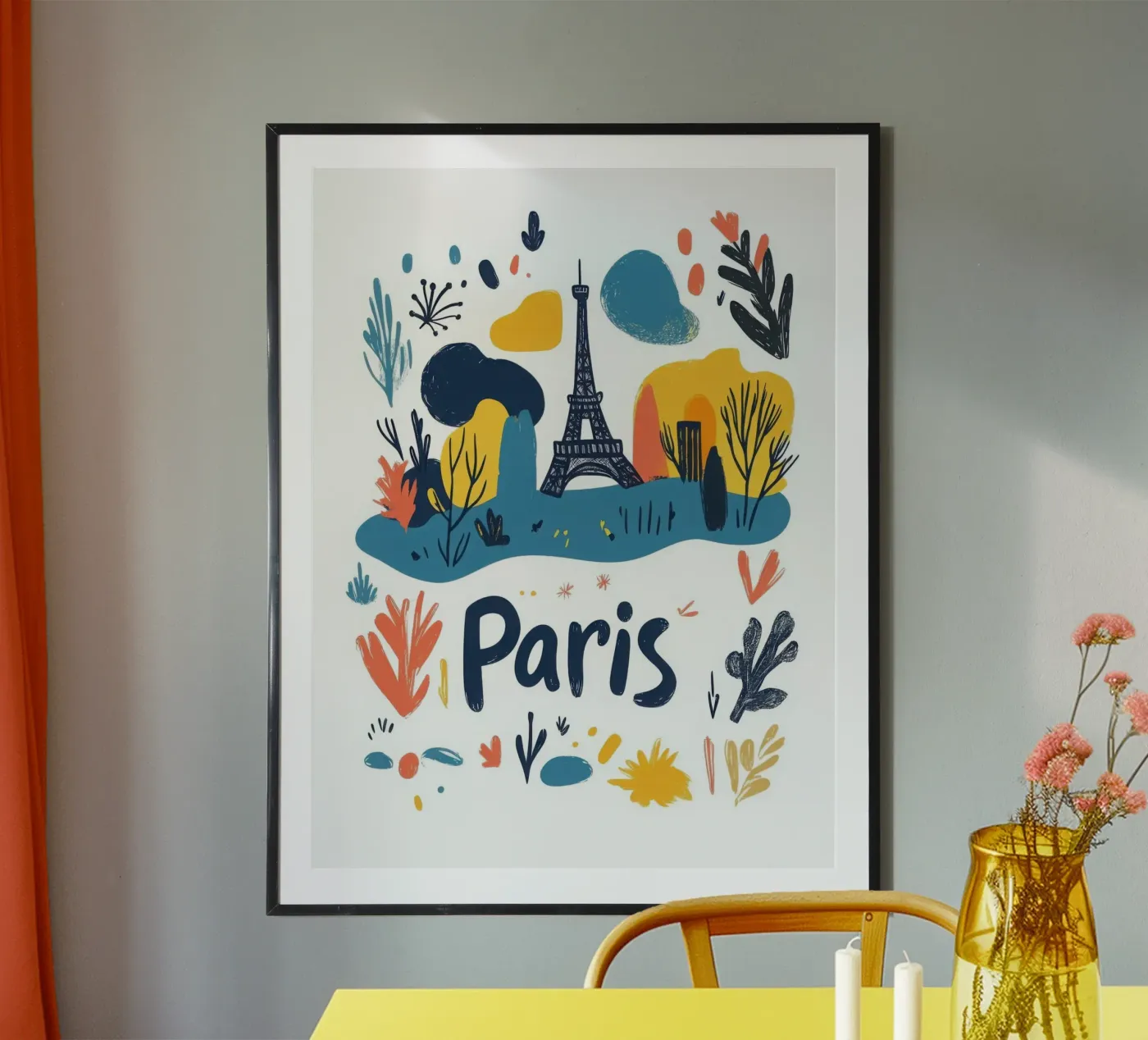 Paris - 3 poster by Art Typo Essentiel