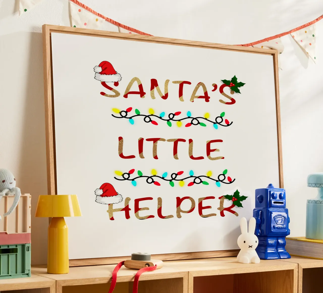 IL PICCOLO AIUTANTE DI BABBO NATALE plexiglass da ARTOMATIC