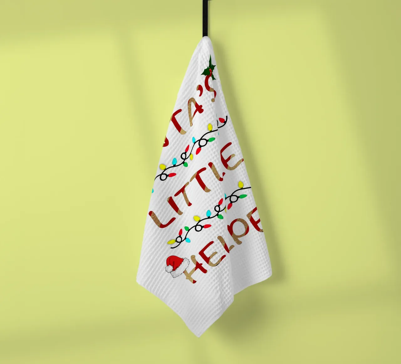 IL PICCOLO AIUTANTE DI BABBO NATALE canovaccio da cucina da ARTOMATIC