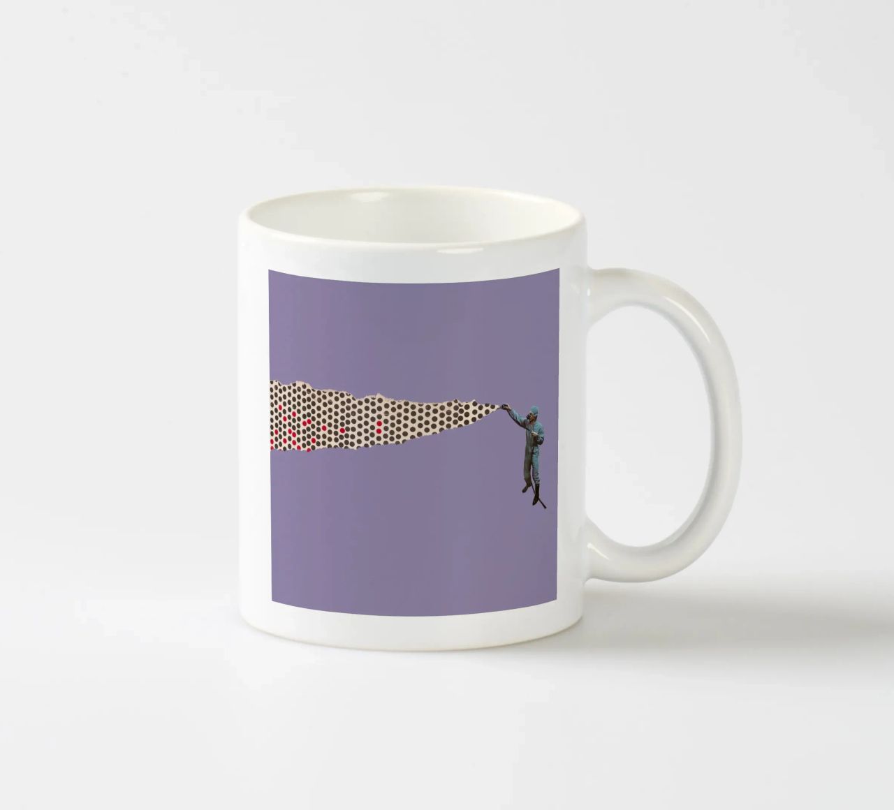 Pulverize tazza in ceramica da Carlos Quitério