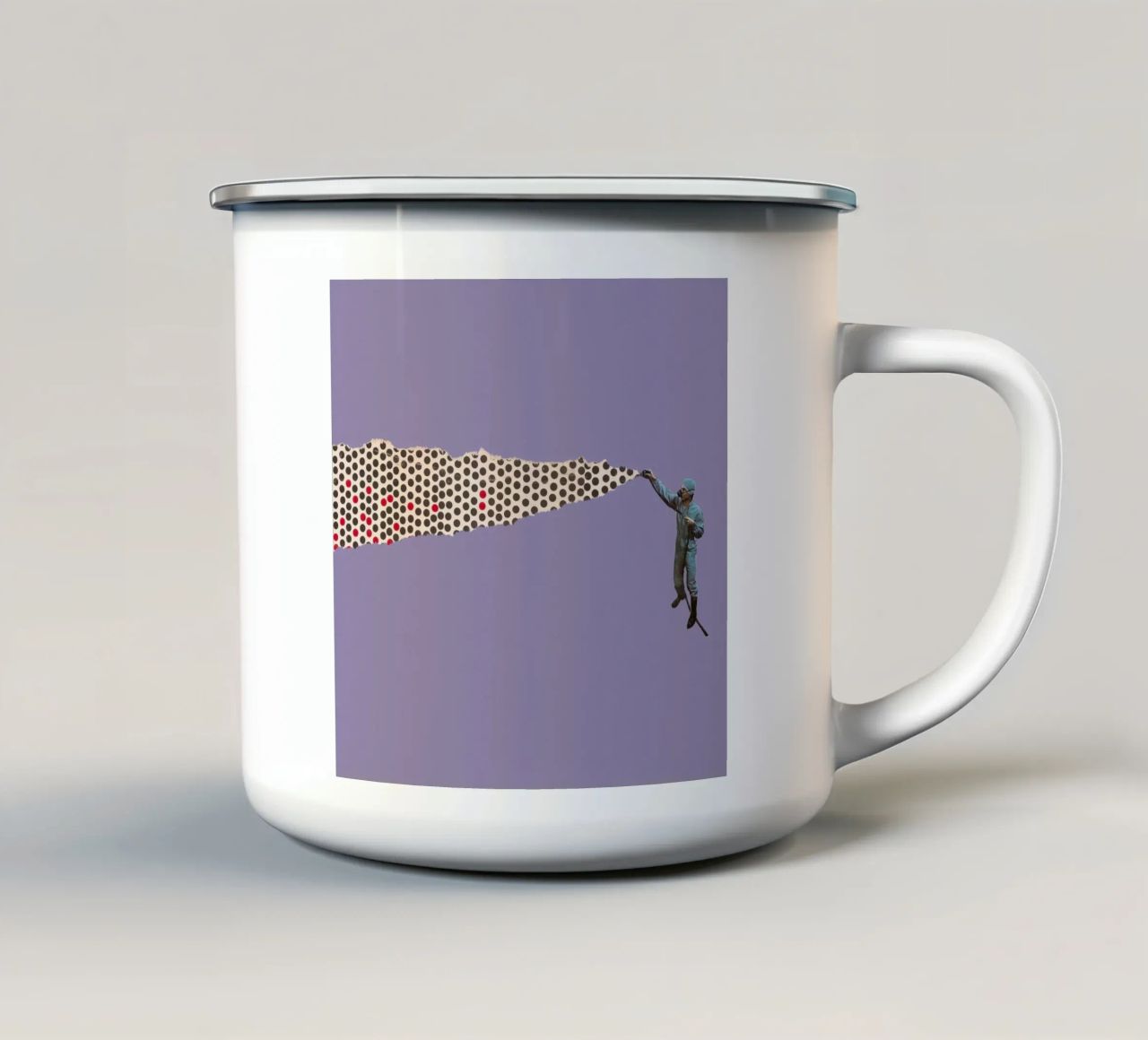 Pulverize tazza in smalto da Carlos Quitério